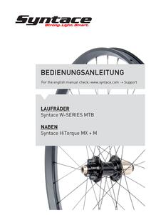 Bedienungsanleitung Syntace W-Series, HiTorque M/MX