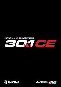 Bedienungsanleitung Lupine SL X für 301CE
