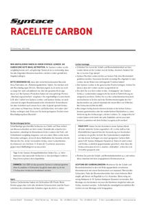 Bedienungsanleitung Syntace Racelite Carbon