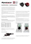 Bedienungsanleitung Syntace Superlock / Superlock 2