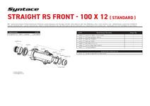 Ersatzteilliste - Syntace Straight RS