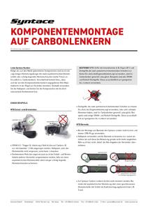 Komponentenmontage auf Carbonlenker