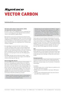 Bedienungsanleitung Syntace Vector Carbon