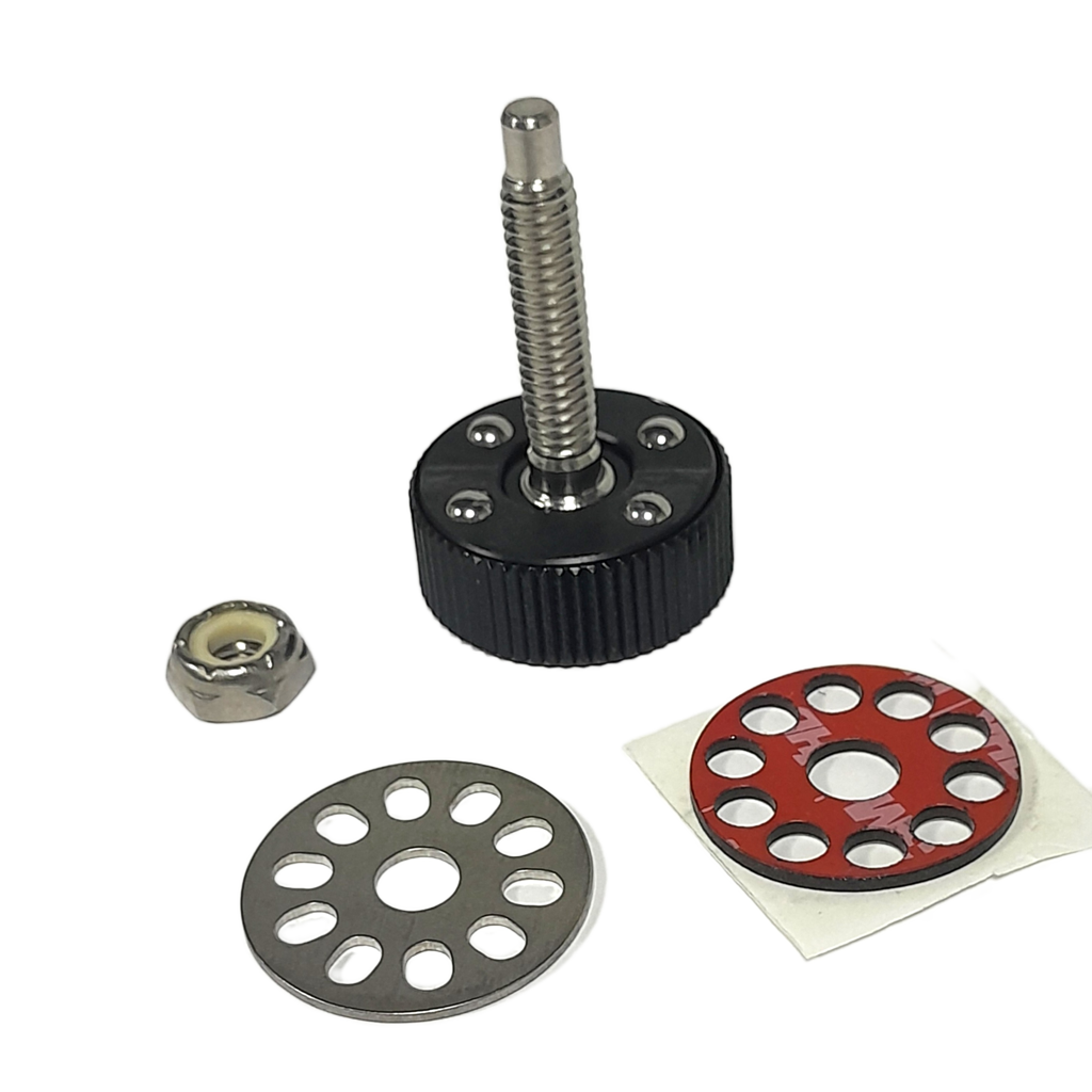 Rändel-Schrauben- Set zur Akkubefestigung