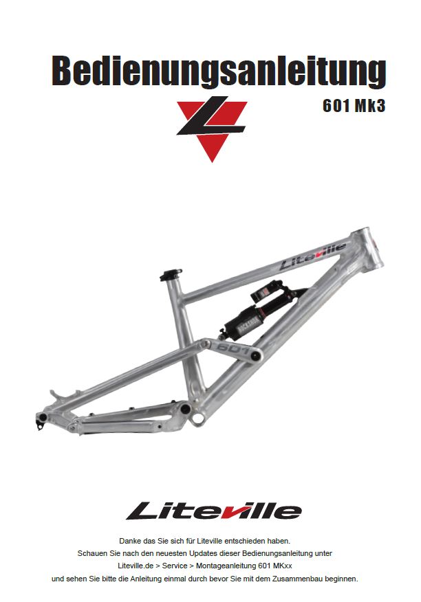 Bedienungsanleitung Liteville 601 Mk3