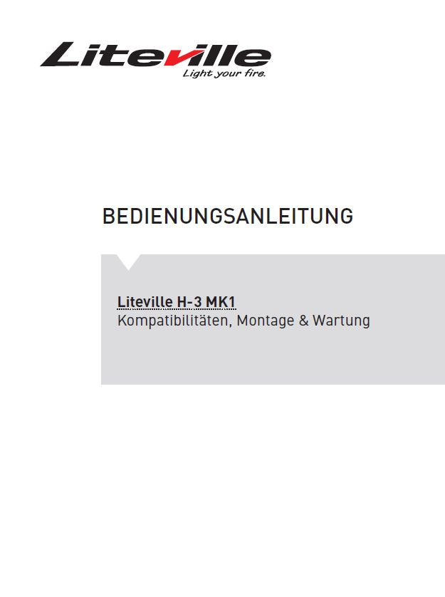 Bedienungsanleitung Liteville H3 Mk1