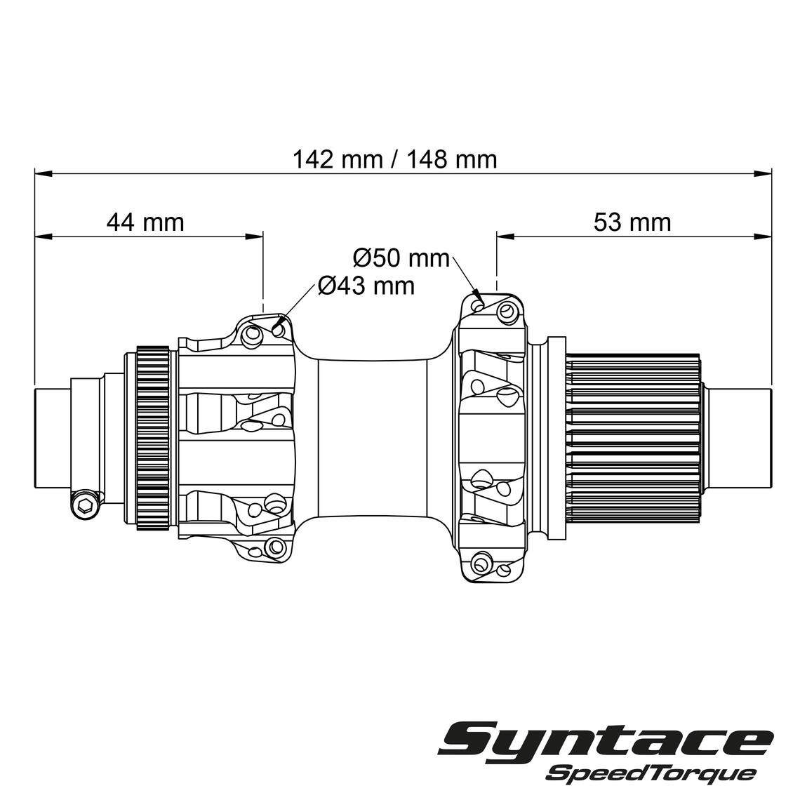 SpeedTorque Hinterradnabe